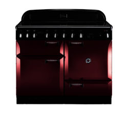 RANGEMASTER  Elan 110 Electric Induction Range Cooker - Cranberry